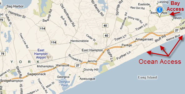 Amagansett House Map